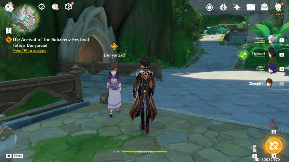 Genshin Impact: The Arrival Of The Sabzeruz Festival walkthrough