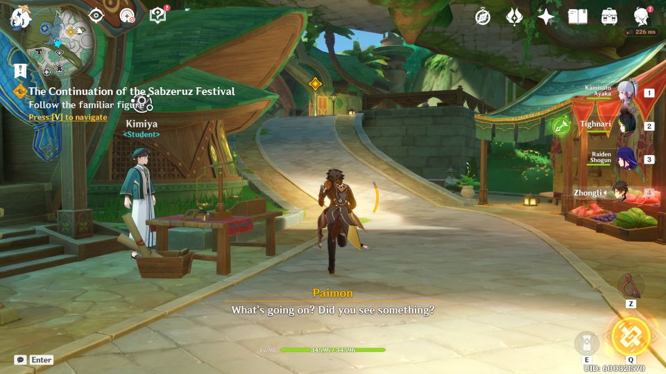 Genshin Impact: The Continuation Of The Sabzeruz Festival walkthrough