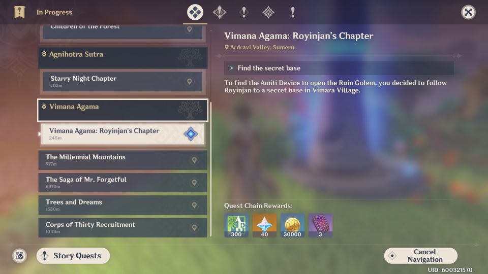 Genshin Impact: Vimana Agama Royinjan's Chapter 