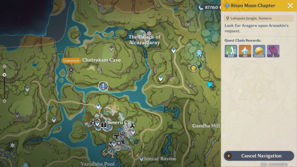 Genshin Impact: Risen Moon Chapter Quest 