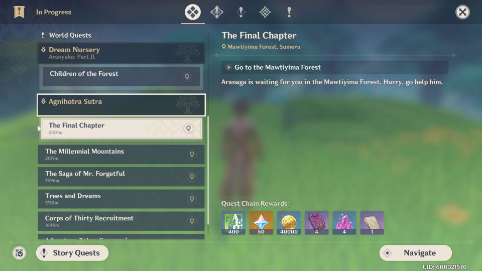 Genshin Impact: The Final Chapter Quest Walkthrough