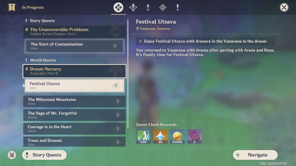 Genshin Impact: Utsava Festival Quest Walkthrough
