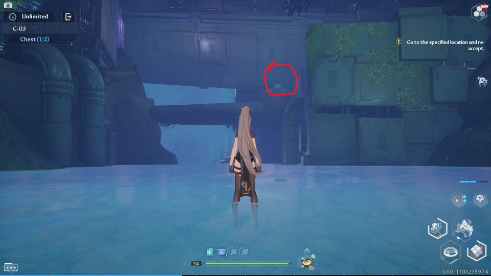 Tower Of Fantasy: Ruin C-03 chest location