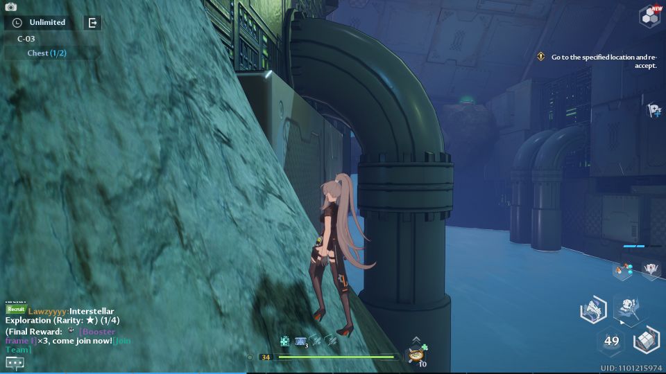 Tower Of Fantasy: Ruin C-03 where is the chest