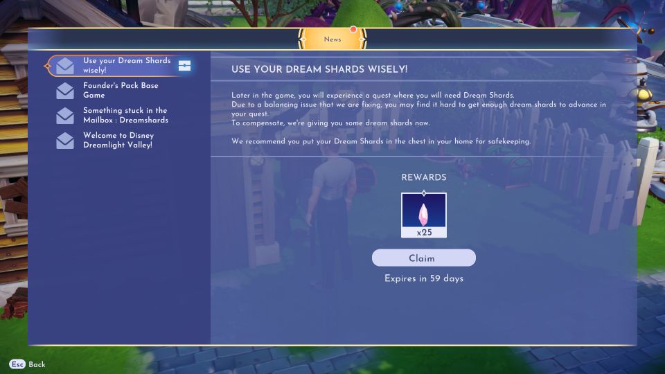 Disney Dreamlight Valley: How To Get More Dream Shards