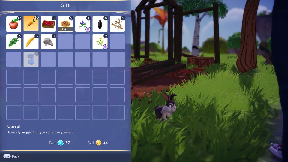 Disney Dreamlight Valley: How To Give Food To squirrels