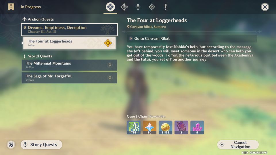 Genshin Impact: The Four At Loggerheads Quest Walkthrough