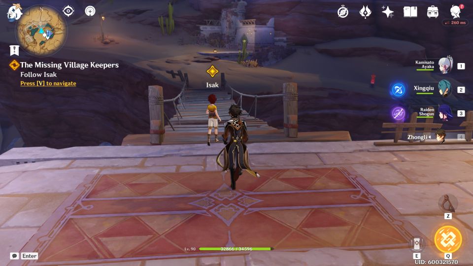 Genshin Impact: The Missing Village Keepers quest