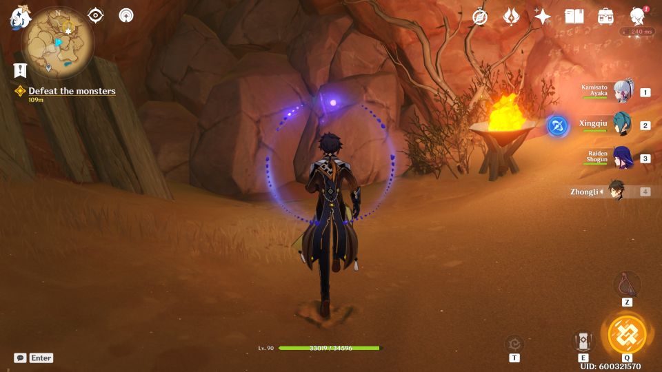 Genshin Impact: Dar Al Shifa Underground Ruins treasure