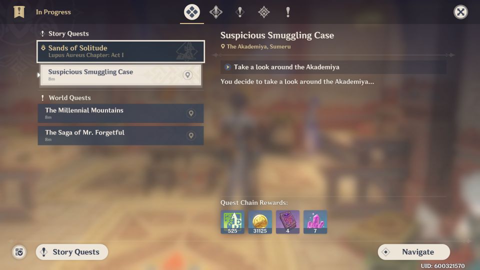 Genshin Impact: Sands Of Solitude Quest Walkthrough