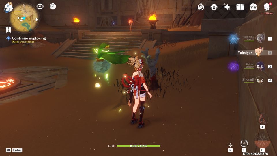 Genshin Impact: Lost In The Sands puzzle help