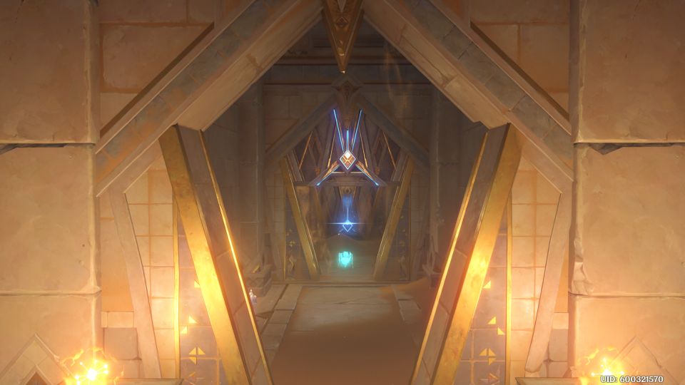 Genshin Impact: Lost In The Sands broken pyro statue