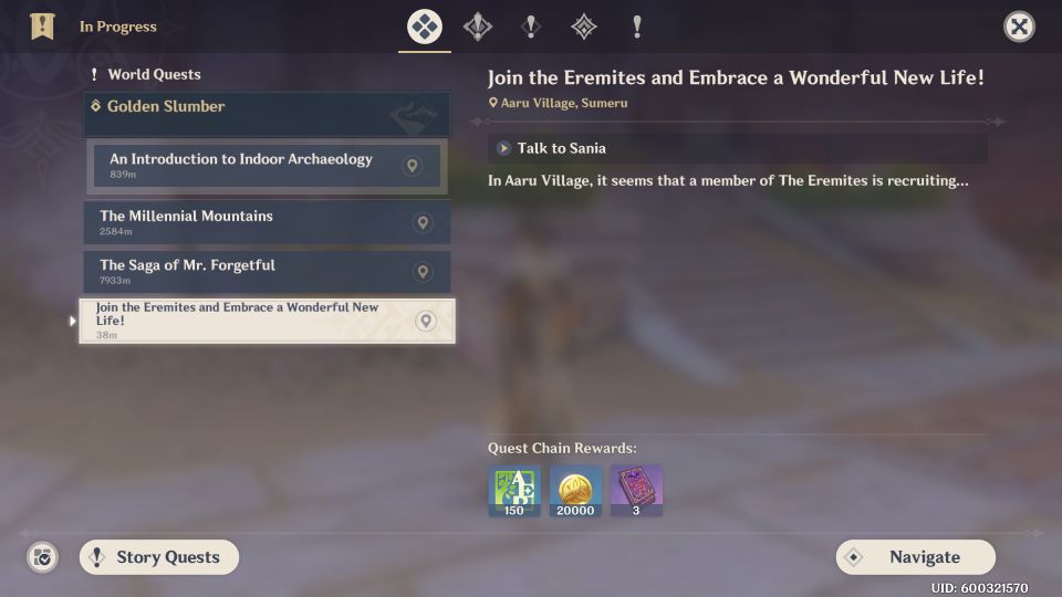 Genshin Impact: Join The Eremites And Embrace A Wonderful New Life quest