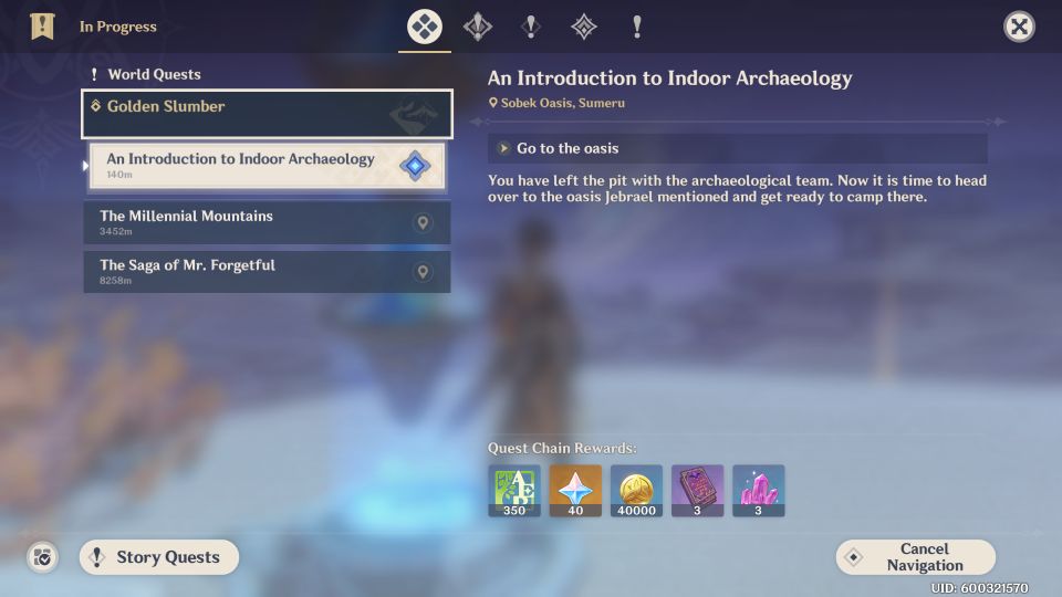 Genshin Impact: An Introduction To Indoor Archaeology Walkthrough