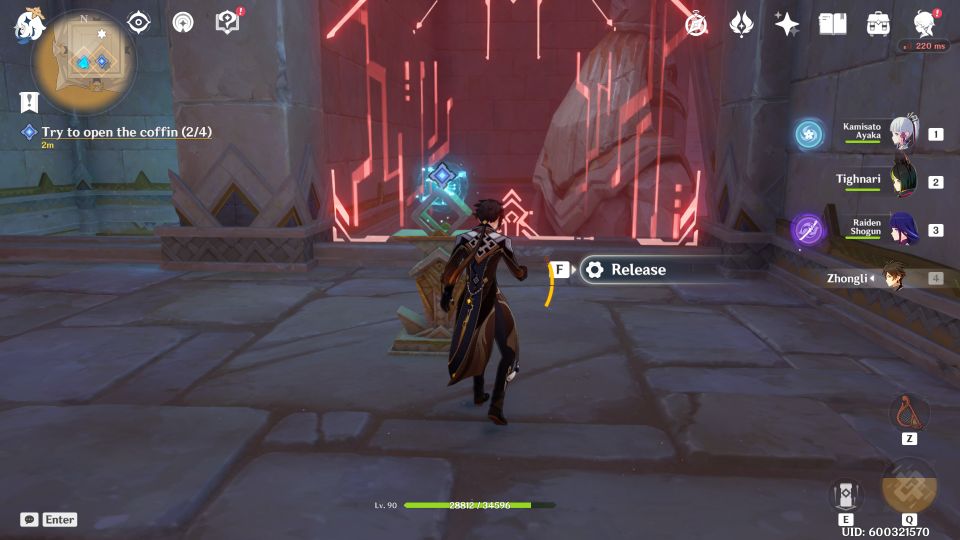 Genshin Impact: The Secret Of Al-Ahmar coffin guide
