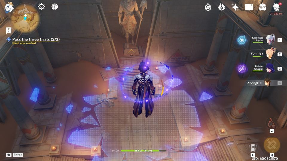 Genshin Impact: Dreams Beneath The Searing Sand trials guide