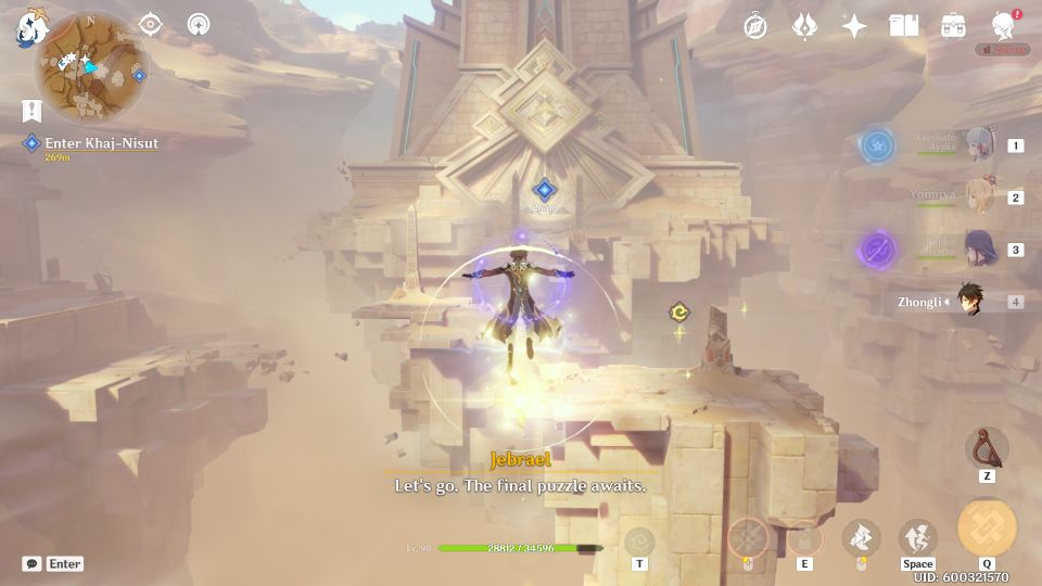 Genshin Impact: Dreams Beneath The Searing Sand puzzle guide