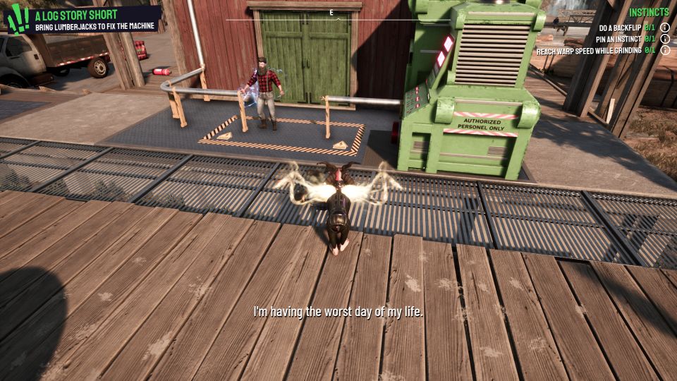 Goat Simulator 3: A Log Short Story Quest wiki