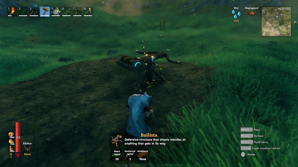 Valheim: How To Build A Ballista To Use Missiles