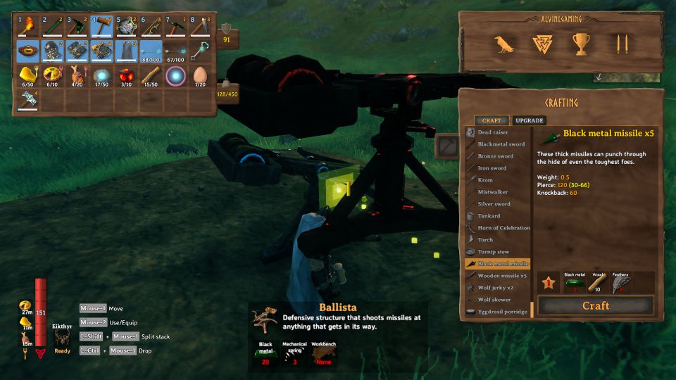 Valheim: How To Build A Ballista