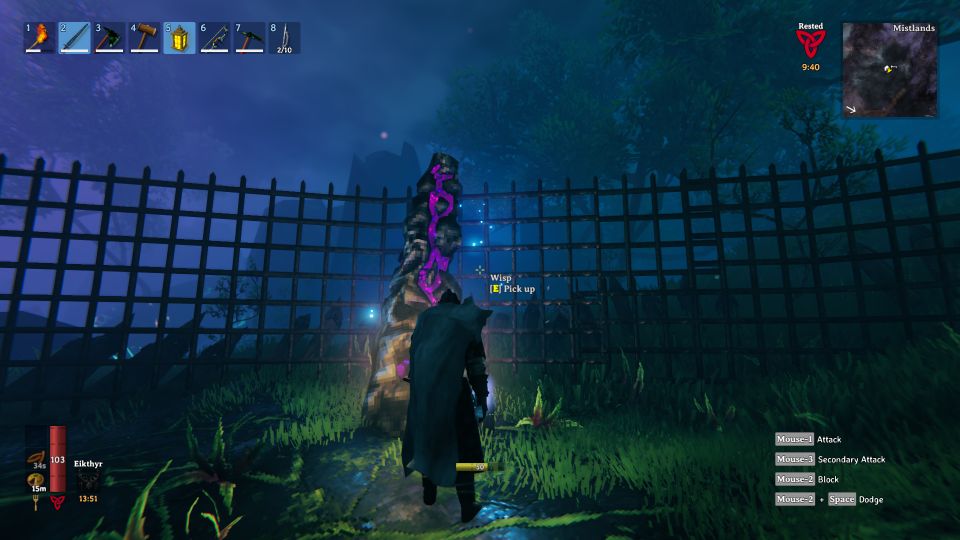 valheim how to get wisplight