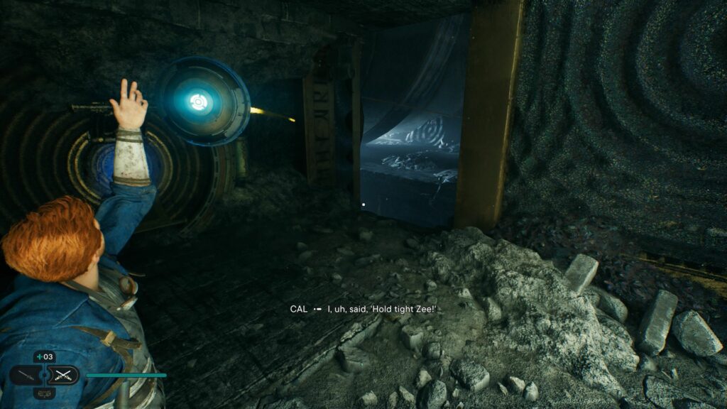 Star Wars Jedi Survivor: Collapsed Passage how to proceed