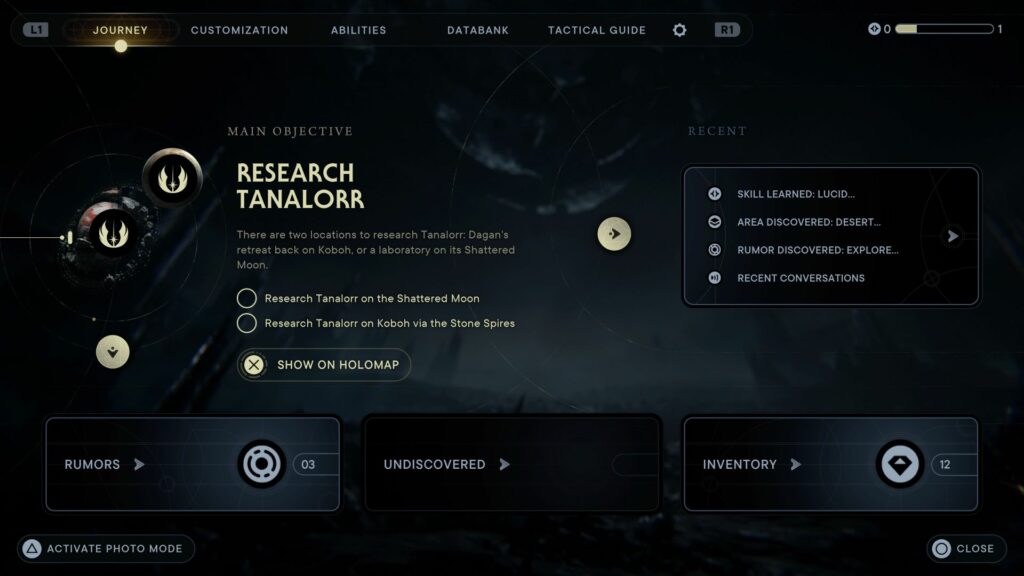 Star Wars Jedi Survivor: Research Tanalorr On The Shattered Moon Guide