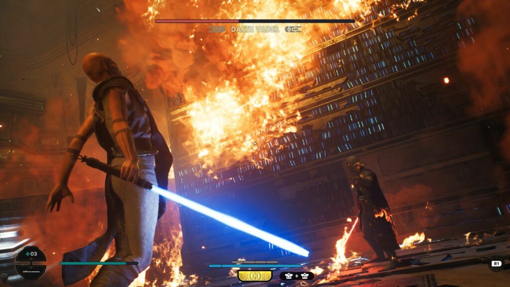 Star Wars Jedi Survivor: Retrieve Contact Codes From Archive - how to defeat darth vader