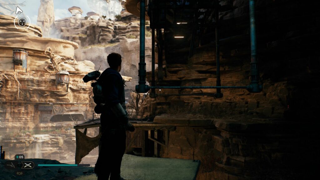 Star Wars Jedi Survivor: Investigate The Abandoned Shack how to destroy wall