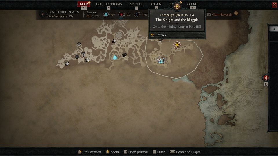 Diablo 4: The Knight And The Magpie Walkthrough & Guide