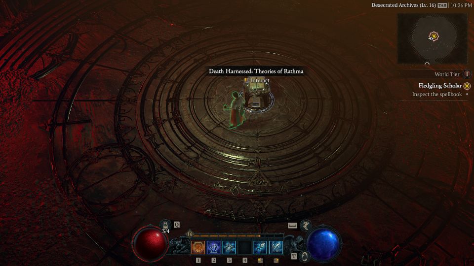 Diablo 4: Fledgling Scholar boss fight