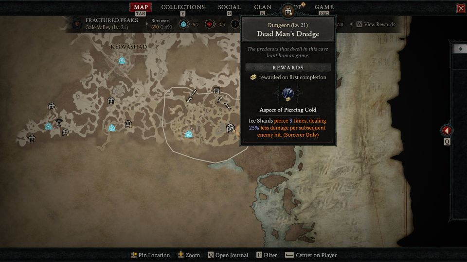 Diablo 4: How To Get The Ice Shard Aspect For Sorcerers