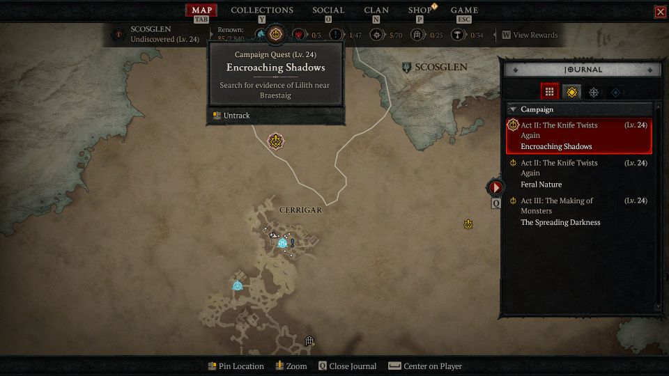 Diablo 4: Encroaching Shadows Quest Walkthrough & Guide