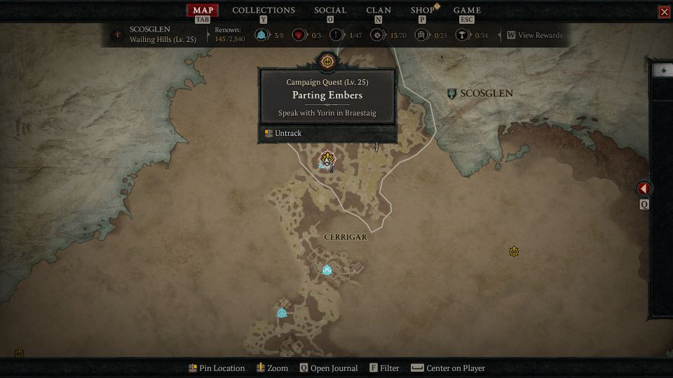 Diablo 4: Parting Embers Walkthrough & Guide