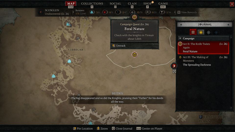 Diablo 4: Feral Nature Walkthrough And Guide