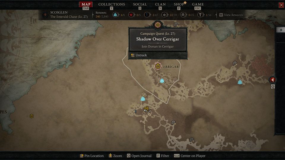 Diablo 4: Shadow Over Cerrigar Quest Walkthrough