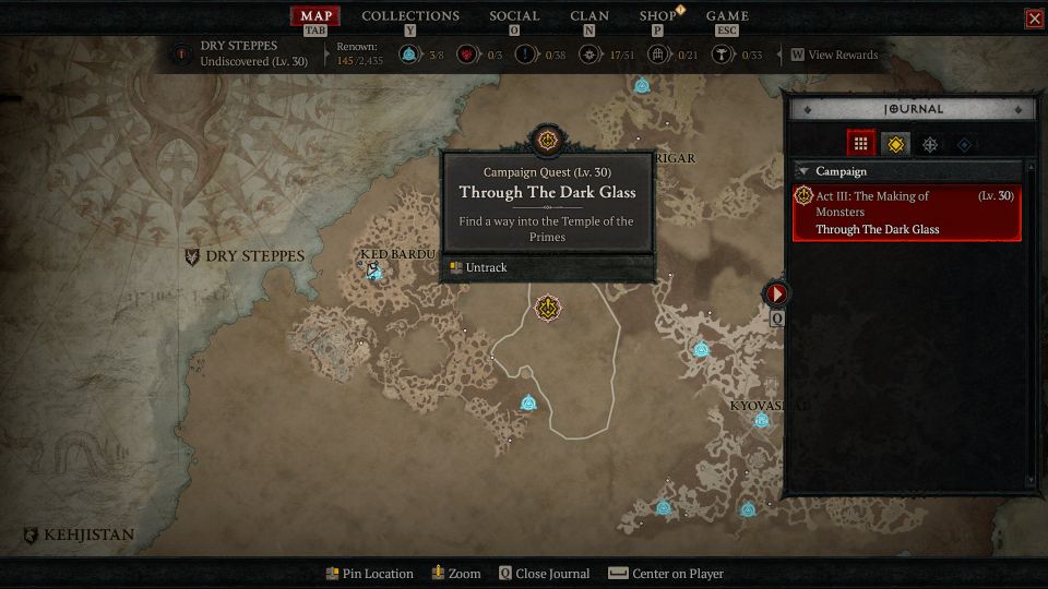Diablo 4: Through The Dark Glass Walkthrough & Guide