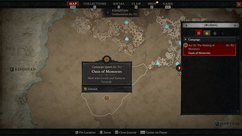 Diablo 4: Oasis Of Memories Walkthrough & Guide