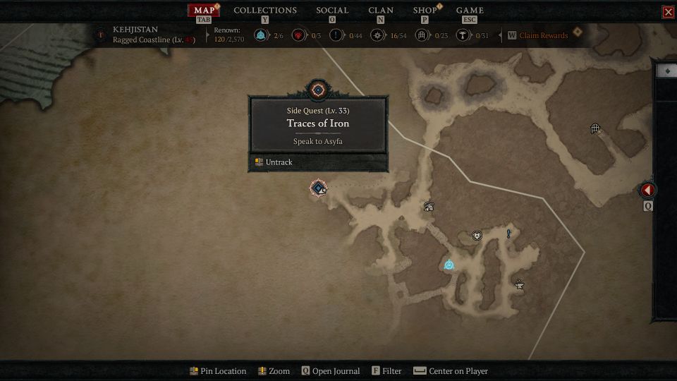 Diablo 4: Traces Of Iron Quest guide