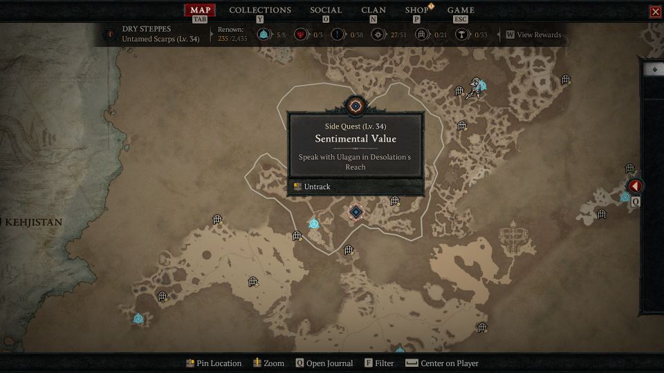 Diablo 4: Sentimental Value Guide