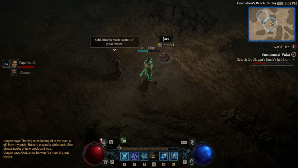 Diablo 4: Sentimental Value quest tips