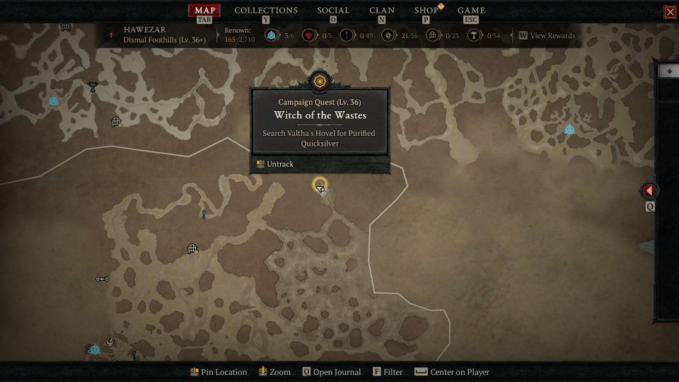 Diablo 4: Witch Of The Wastes Quest