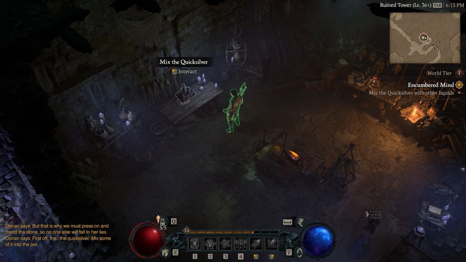 Diablo 4: Encumbered Mind Quest Walkthrough