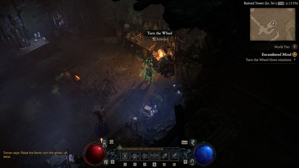 Diablo 4: Encumbered Mind Quest