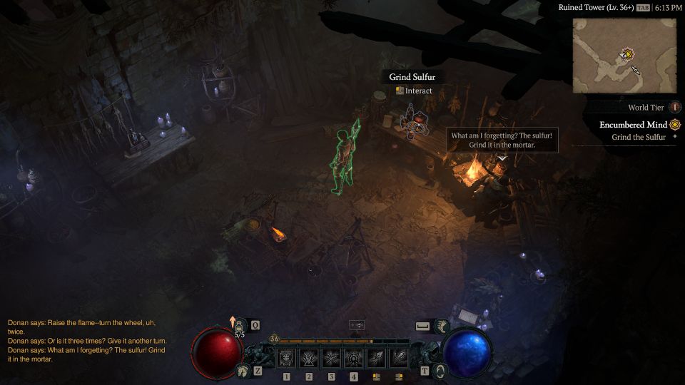 Diablo 4: Encumbered Mind Quest wiki