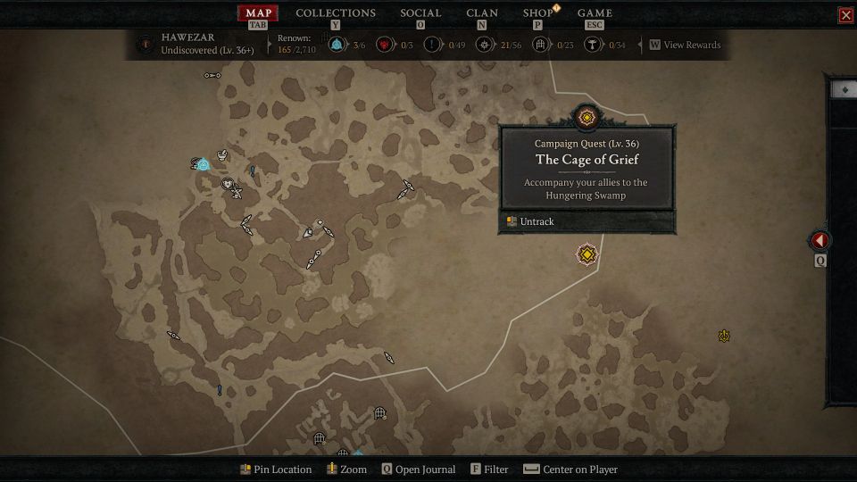 Diablo 4: The Cage Of Grief Quest Walkthrough