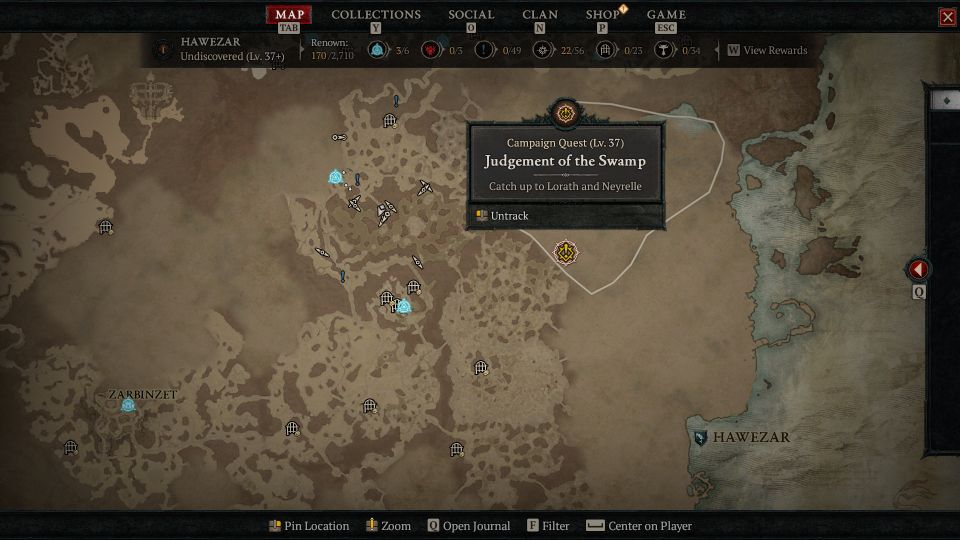 Diablo 4: Judgement Of The Swamp Quest Walkthrough