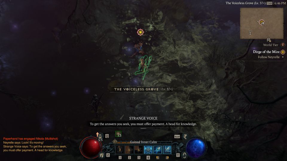 Diablo 4: Dirge Of The Mire tips