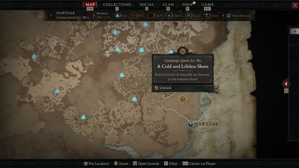 Diablo 4: A Cold And Lifeless Shore Quest Walkthrough