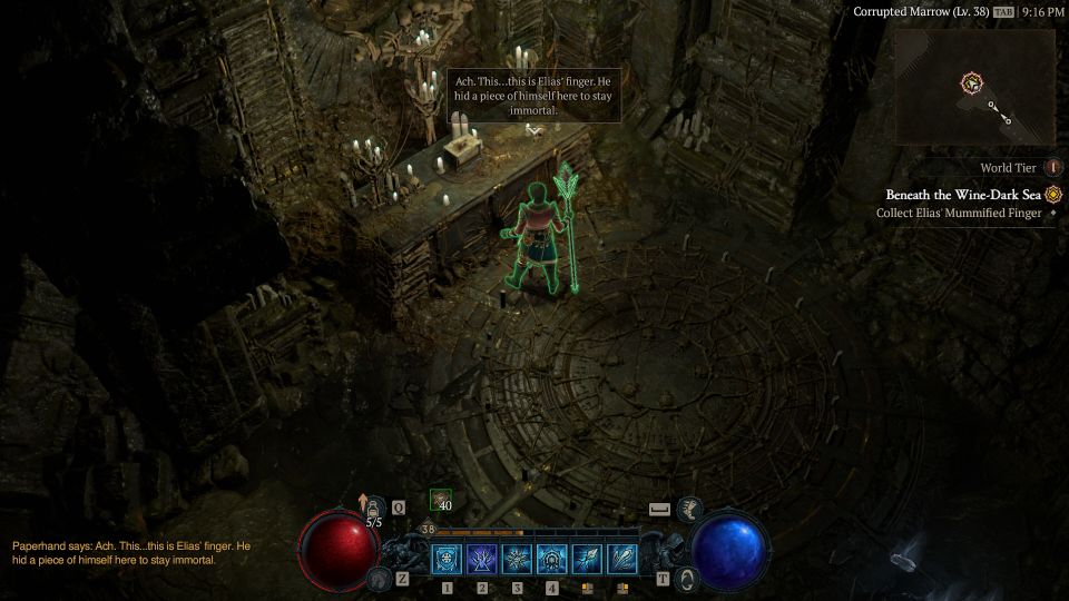 How to get across the flooded gap in Beneath the Wine-Dark Sea in Diablo 4